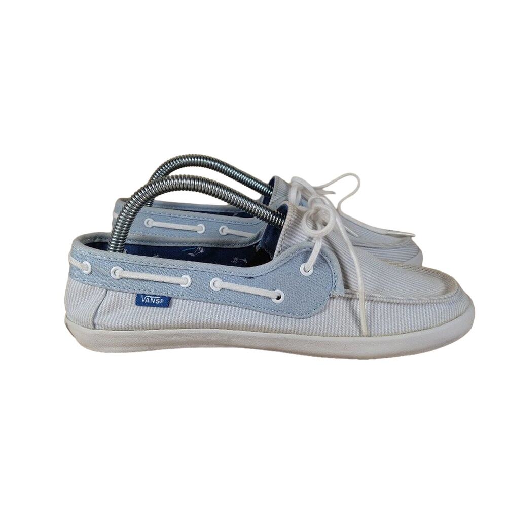 Vans Off The Wall - Scarpe Chaufferur - Sneakers - Blue - Women's - 8